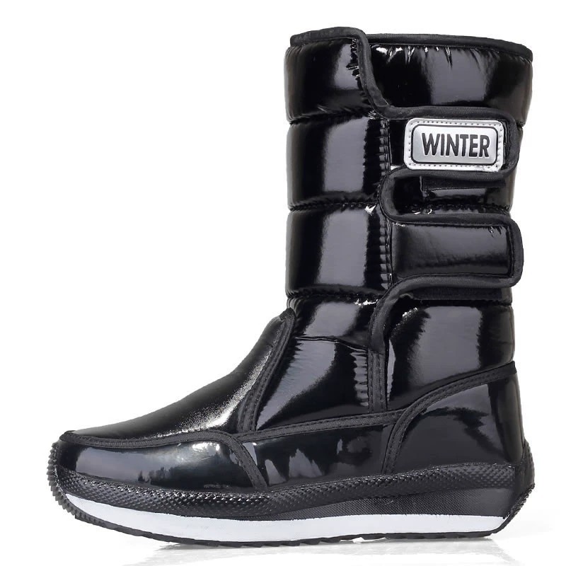 Women's Shoes Korean version of thick cotton shoes winter velvet warm ladies tube light non-slip snow boots_voghion.com