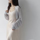 MZOMXO mulberry silk knitted cardigan for women 2024 Summer new batwing sleeve design sunscreen shawl for women