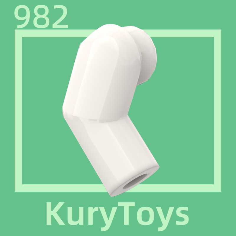 KURY/Kairui Small Particle Building Blocks DIY Parts Compatible with 982 Man Body Parts MOC