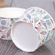 Disposable ice cream paper bowl customized logo yogurt cup ice cream dessert paper bowl printing paper cover ice cream cup