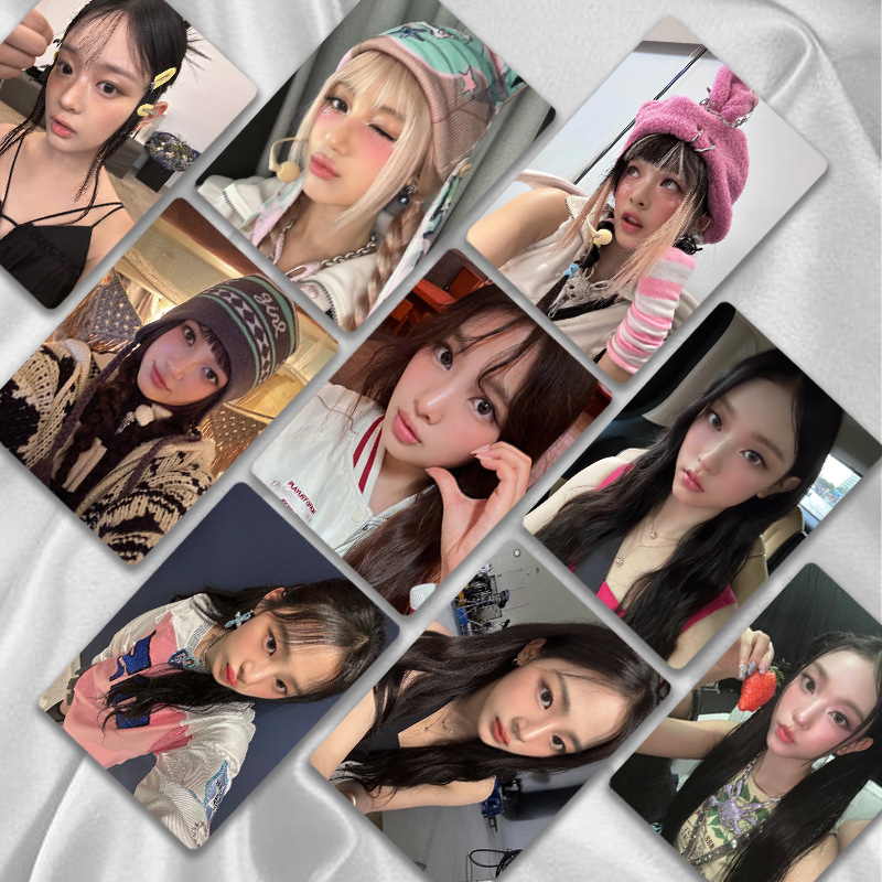 (G)I-DLE laser small card 50 gidle song Yuqi peripheral Polaroid card LOMO card postcard