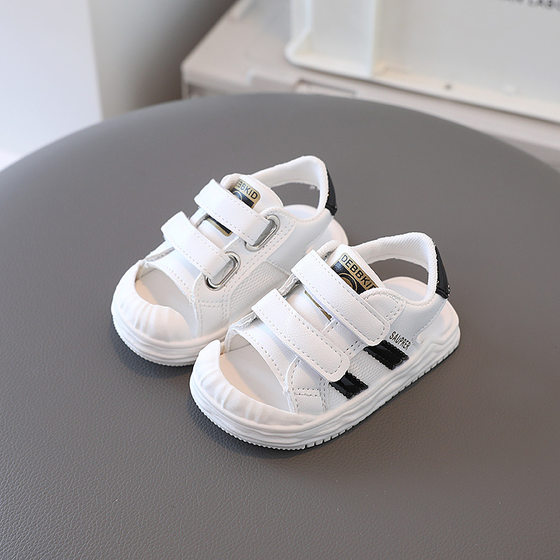 2023 Summer New Children's Sandals Girls' Baby's Shoes Soft Sole Toddler Shoes Boys' Breathable Hollow Net Shoes
