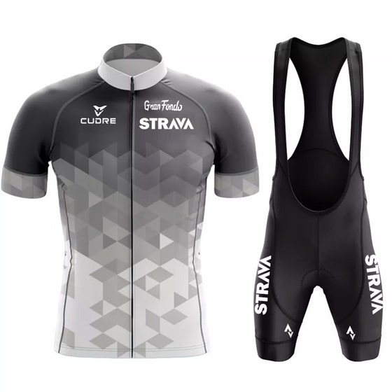2023 Cross-border Cycling Suit Strava Tour de France Short-sleeved Suit Mountain Bike Race Cycling Suit