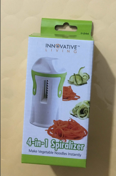 Multi-functional spiral funnel grater three-piece wire cutter cucumber Peeling Carrot Creative plate decoration roll shavings