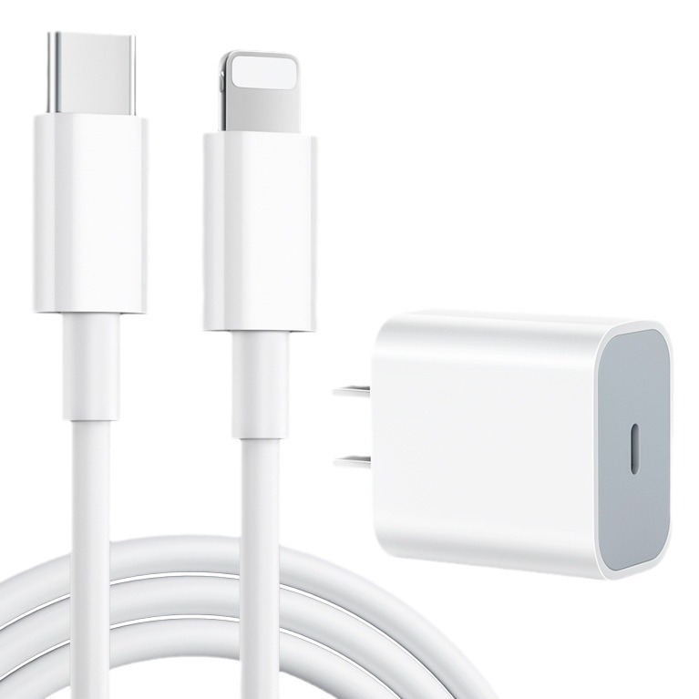 For Apple 14 Charger iPhone13 12Pro XR XS Charging Head 11 Fast Charging Data Cable 20W