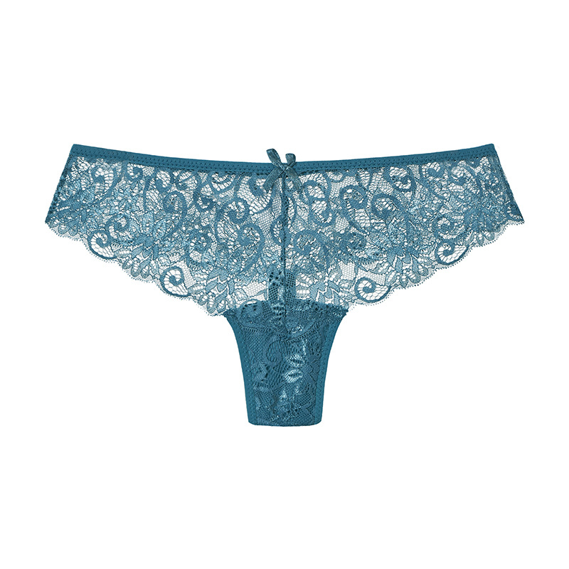 European and American size new lace seamless underwear for women pure desire low waist comfortable cotton sexy breathable women's triangle underwear