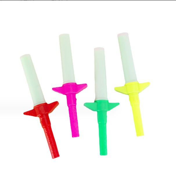 Large luminous four-section stick concert cheer glow stick children's telescopic sword toy stall night market hot wholesale