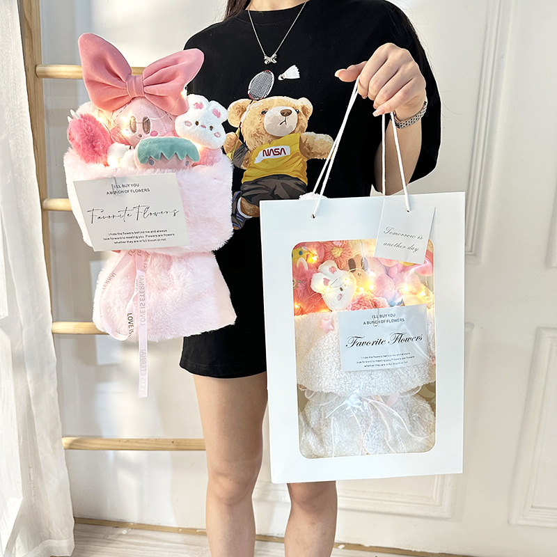 New Cute Cartoon Doll star Kabi bouquet Christmas holiday gift Tanabata bouquet spot wholesale