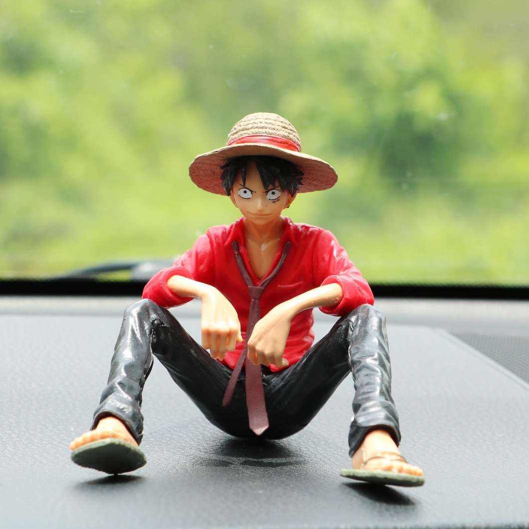 Луффи ручной работы стилист Автомобильные украшения One Piece украшение центральной консоли автомобиля анимация украшения ручной работы