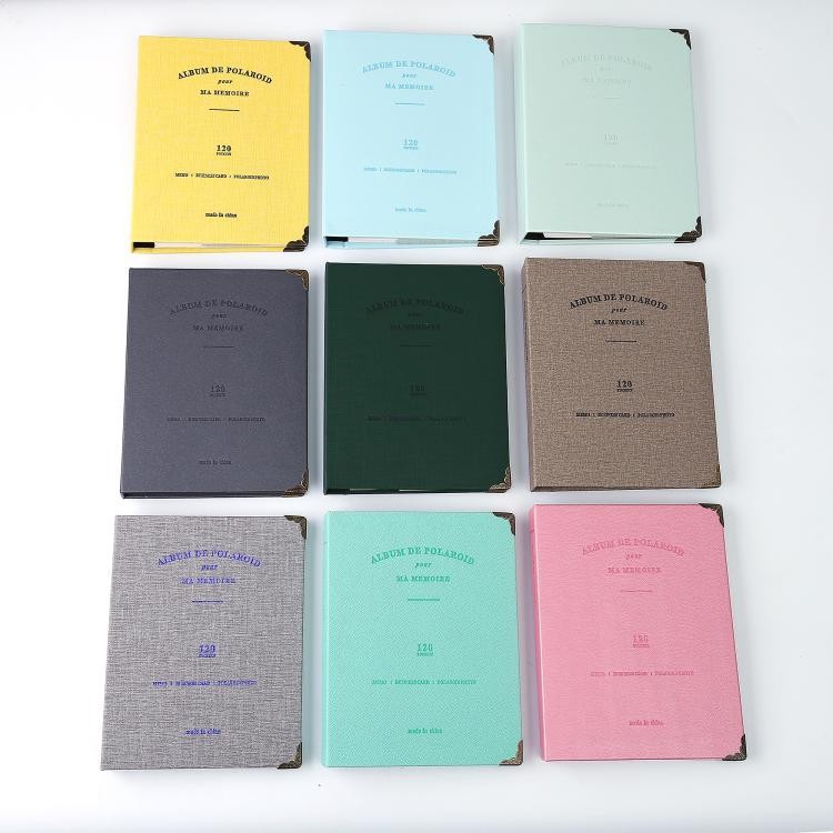 Standard 3 inch photo album large capacity leather coil insert type Polaroid Polaroid photo album Bill business card book 120