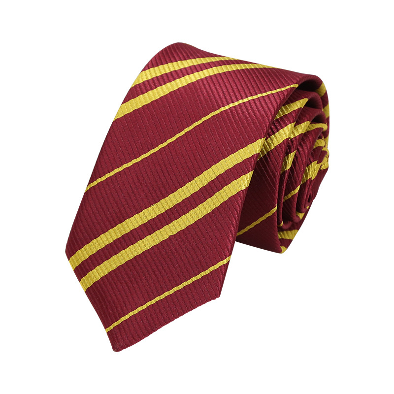 Harry Potter tie College men's arrow cartoon tie men's striped hand tie wholesale