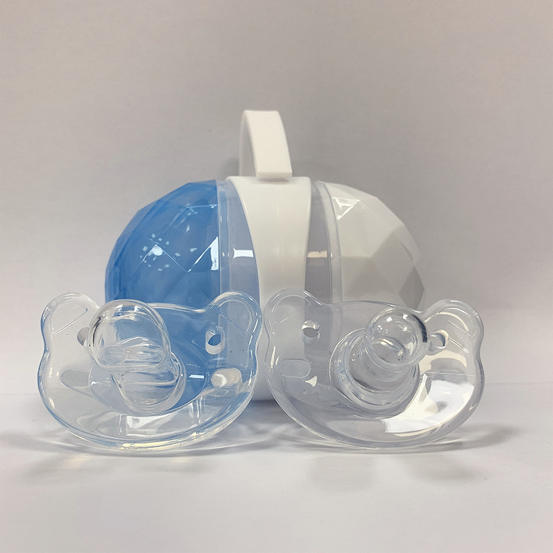 Pacifier Box Dust-proof Box for Portable Carry-on Hook Baby Hygienic Pacifier Storage Box Wholesale
