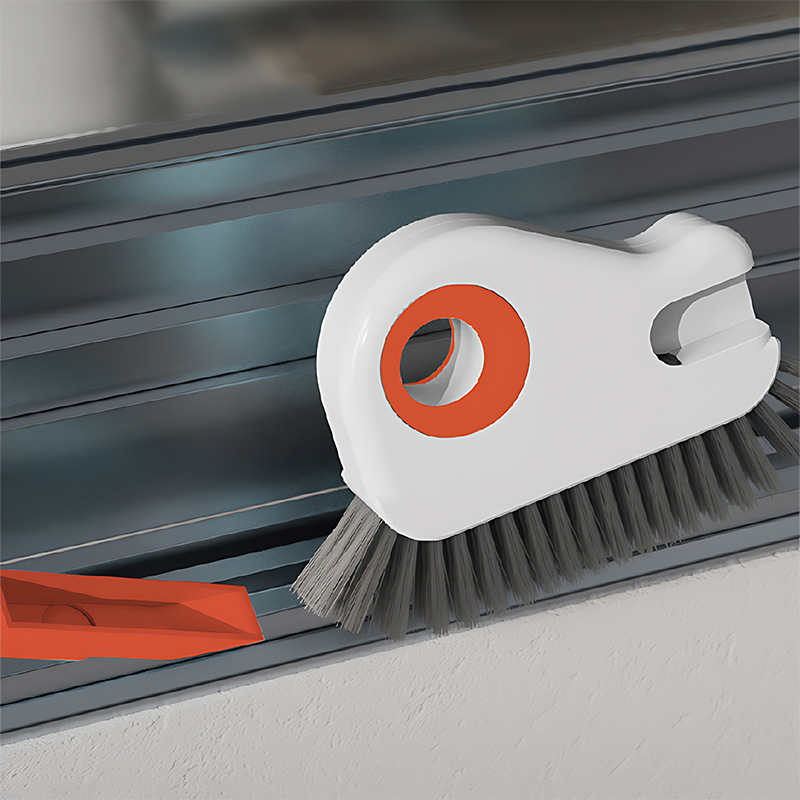 Two-in-one window gap cleaning tool household cleaning tool cleaning window grooves and grooves and blind corners brush