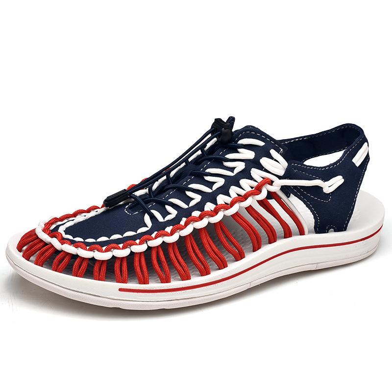 1998 sandals blue red