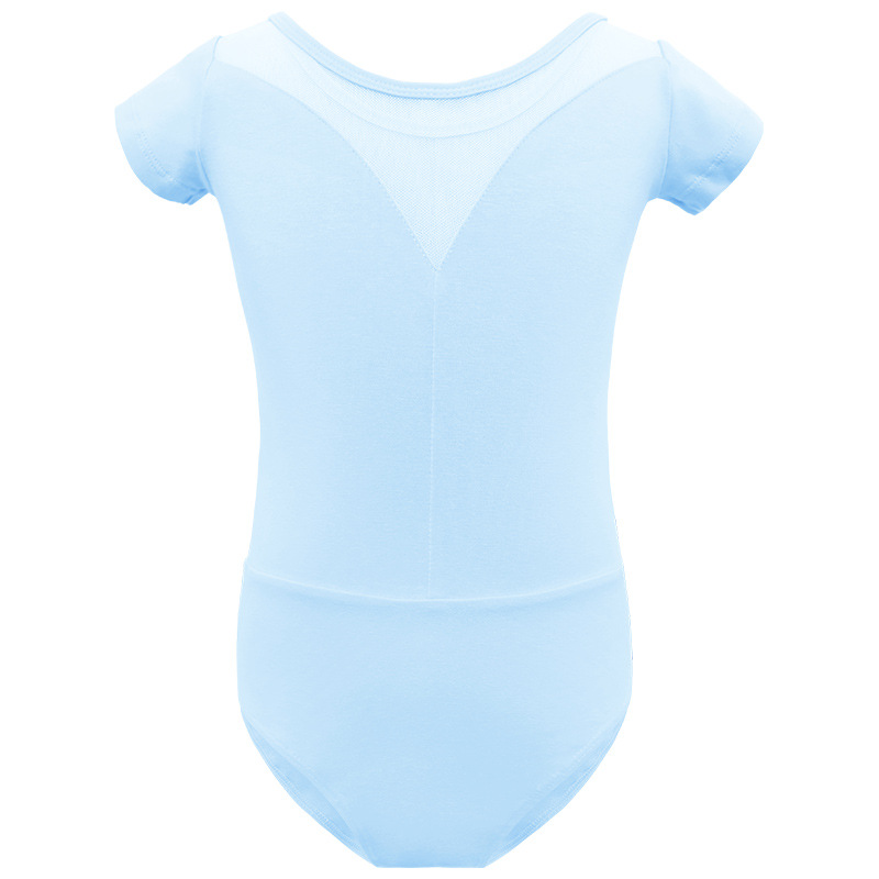 Children's Dance Costume Practice Dance Clothes Girls' Ballet Clothes Short-sleeved Summer Women's Children's Latin Dance One-piece Suit