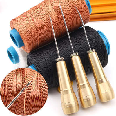 Shoe repair tool with hook awl needle crochet accessories set handmade old-fashioned home shoe repair line shoe sole line