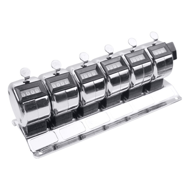 Counters count 4-digit 5-unit 6-unit laboratory conjoined according to the number of pieces of traffic flight passenger flow