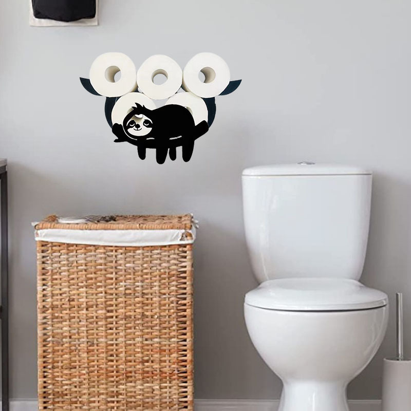 クロスボーダーかわいい動物壁掛け式トイレ風呂ティッシュハンガータオル掛けロール紙収納キッチンリビング|undefined