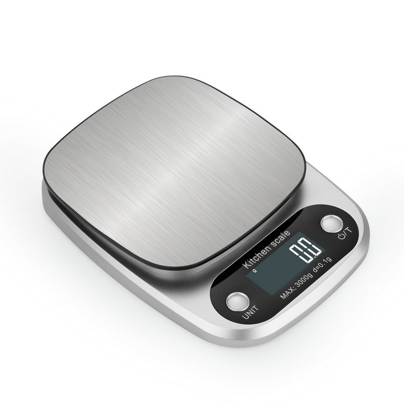 New household kitchen scale electronic scale 0.1g food gift stainless steel precision electronic balance platform scale 1G scale