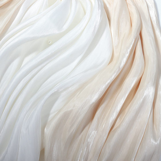 ins pleated gentle cream beige smooth background cloth photo props pearl jewelry cosmetics photography decoration