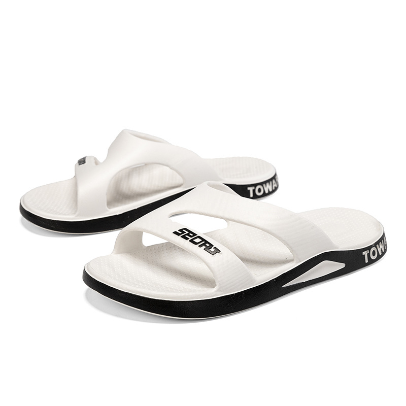 Wholesale new Korean style slippers men's outdoor wear summer household thick-soled indoor and outdoor beach men's sandals
