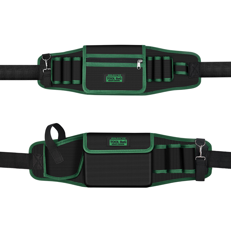 Thickened electrician special waist bag wear-resistant tool hanging bag durable canvas multi-functional hardware repair storage bag