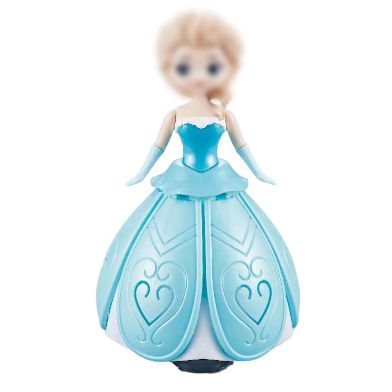 Cross-border hot sale children's rotating dancing Princess light music dancing doll dancing princess doll factory direct sales