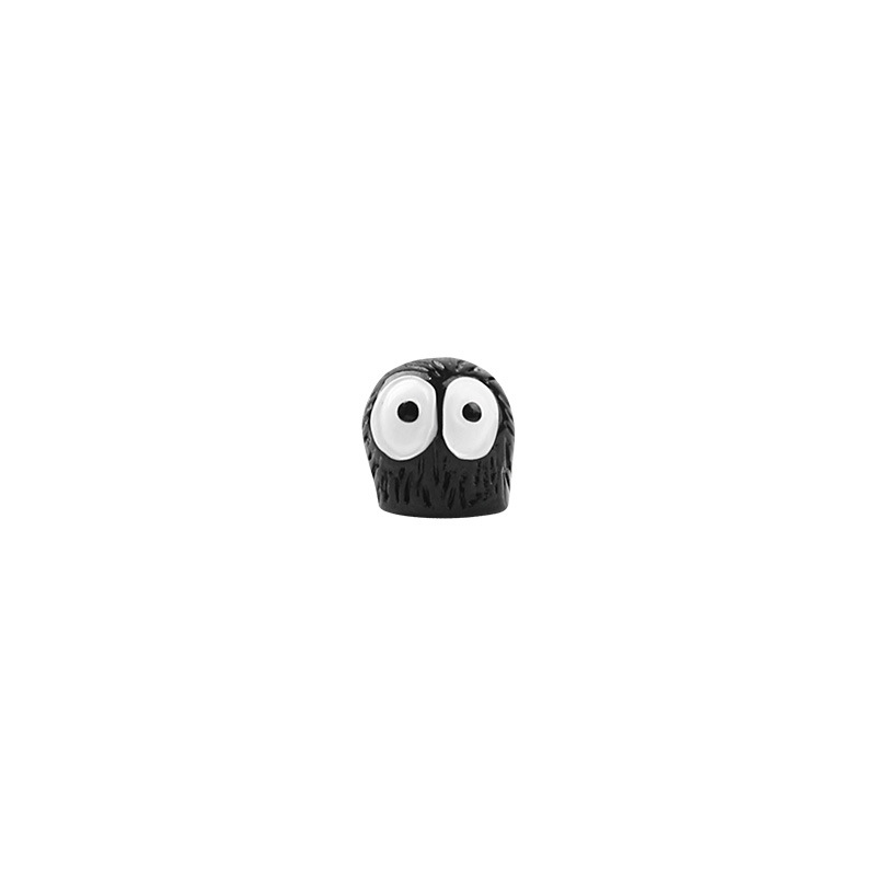 Car center console cute ornaments Car Rearview mirror decoration car dual-use cartoon briquettes black charcoal decoration supplies