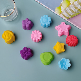Silicone cake baking mold 3cm rose flower chocolate pudding diy summer ice cube ice cube mold manufacturers