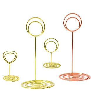 Factory spot love label clip vertical script kill clip Amazon explosions desktop ornaments round note clip