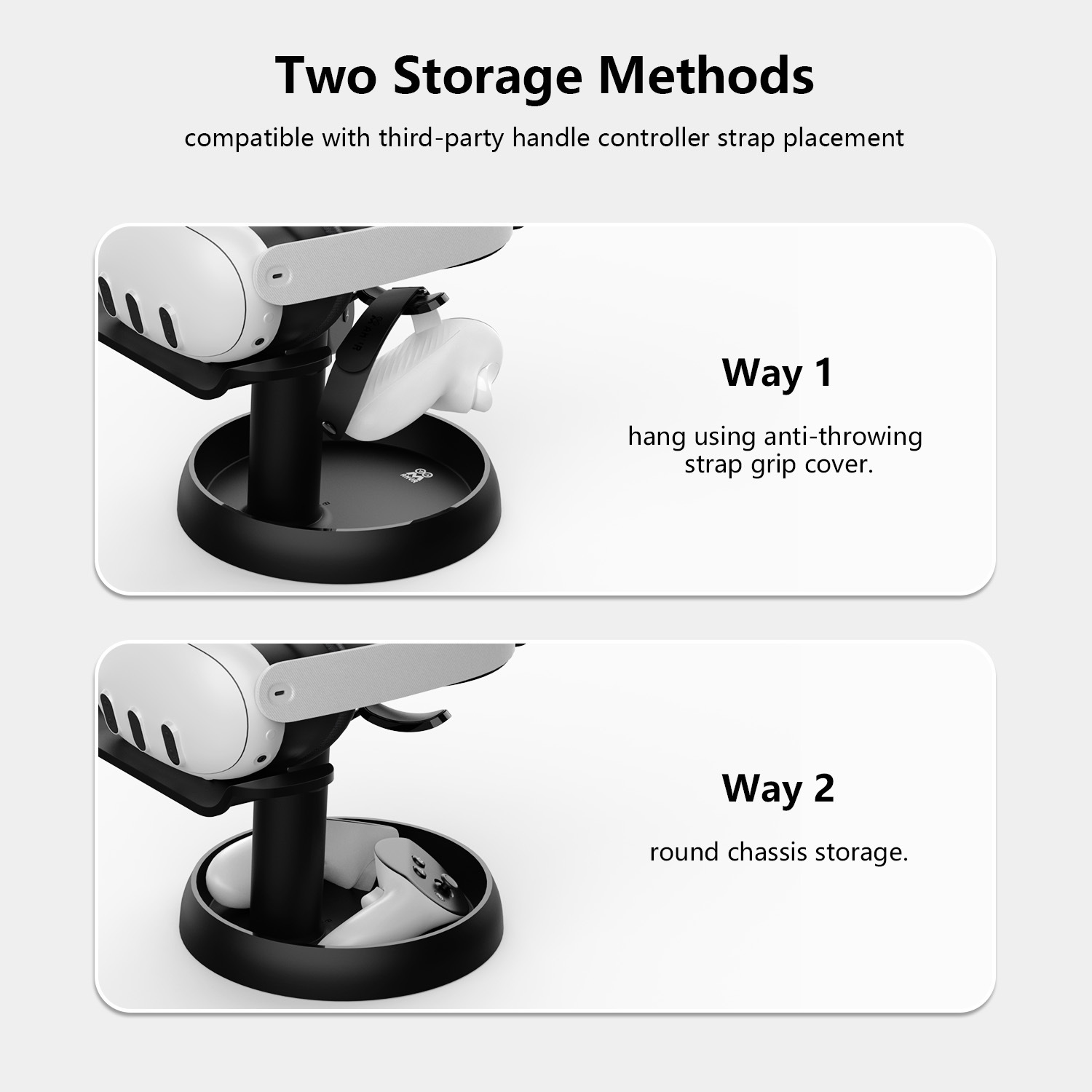 AMVR applicable Meta Quest 3 stand desktop storage display stand Universal Multiple host VR accessories