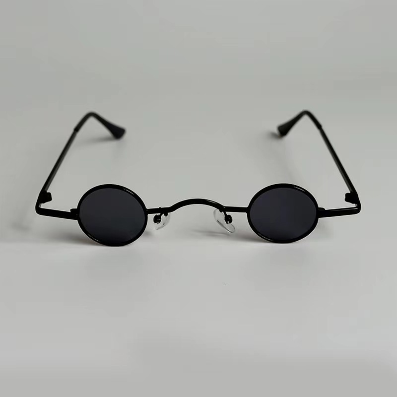 Internet Celebrity Mini Glasses Trembling Internet Celebrity Funny Sunglasses Hip Hop Mini Funny Glasses Small Round Frame Prince's Mirror