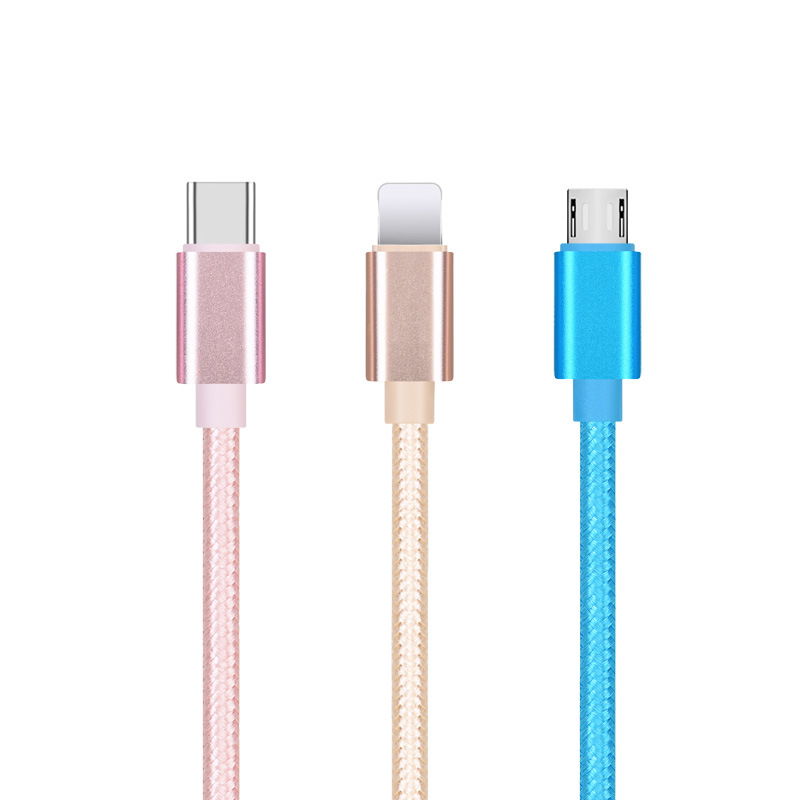 Suitable for Apple iPhone data line Android type-c data line fast charging mobile phone charging line 2m 3 m
