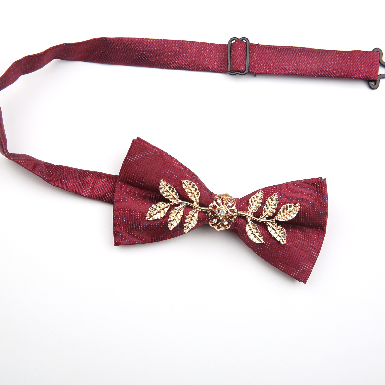 Bow tie men's Korean bridegroom wedding bow personality decoration stage wine red black happy blue mosaic