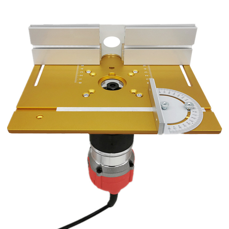 C8 woodworking engraving machine flip board Bakelite milling table aluminum alloy panel Mountain push ruler flip board