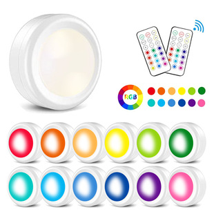 led infrared remote control ice hockey lamp remote control pressing cabinet kitchen bedside battery festive atmosphere lighting night light
