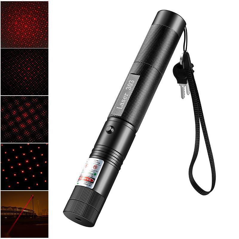 303 USB rechargeable laser flashlight outdoor long-range laser flashlight sales Pointer Pointer laser gift