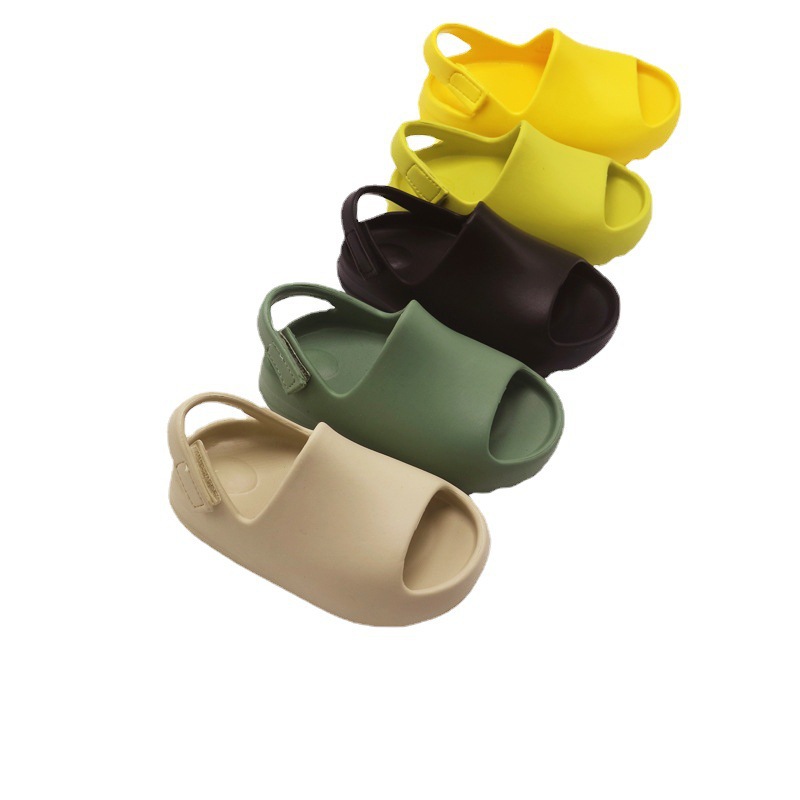 Children's slippers summer children's home thick bottom non-slip slippers medium and big children's home bathroom bath baby slippers