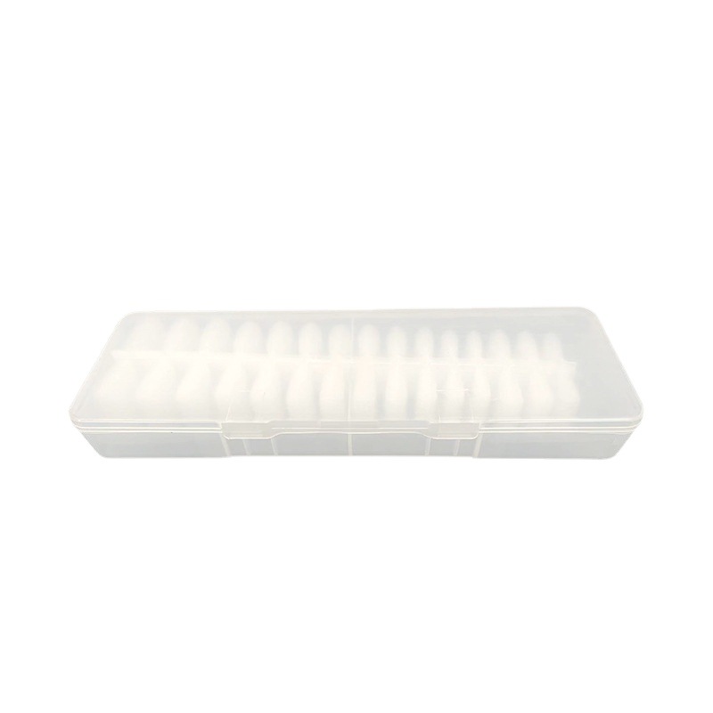 Nail salon dedicated ultra-thin seamless transparent frosted nail extension wear nail false nail piece no polishing nail piece