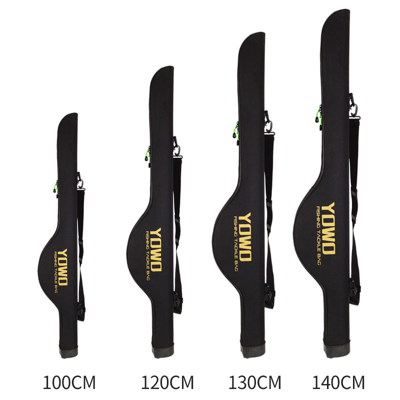 Factory wholesale belly fishing rod bag road Asian rod bag simple fishing rod bag 120CM130CM extended hard shell fishing gear bag