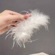 White feather grip clip