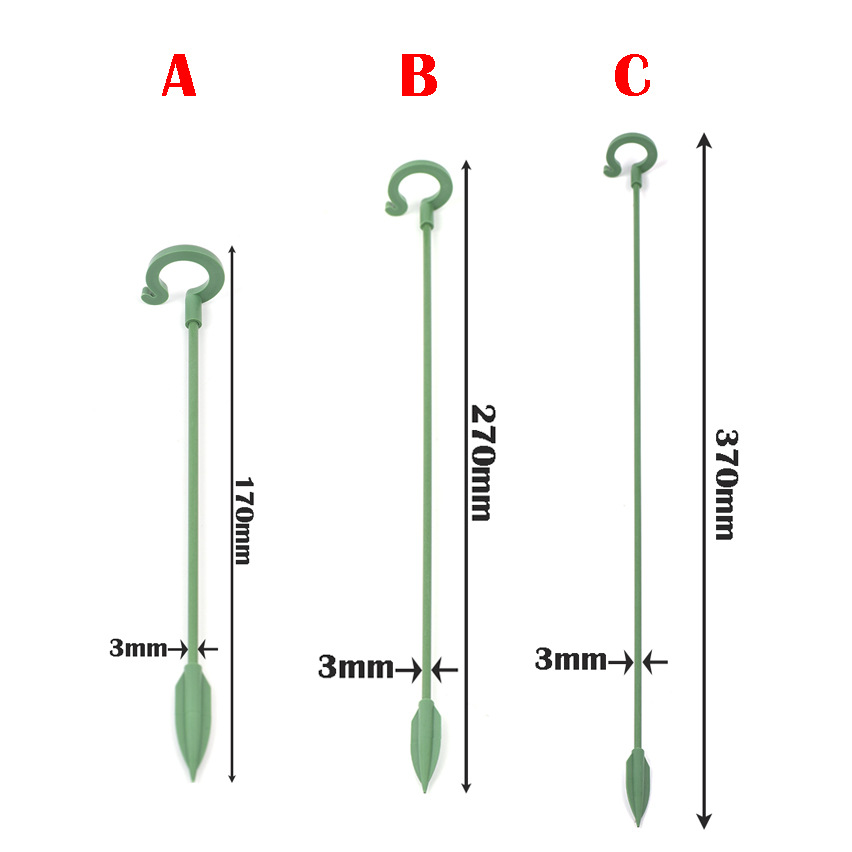 Gardening bonsai phalaenopsis bracket phalaenopsis support rod plant pot flower protection frame fixed