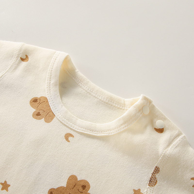 Baby Clothes Class A Pure Cotton Children's Clothing Baby Clothes Split Pajamas suit Anyang Children's Clothing Autumn Pick