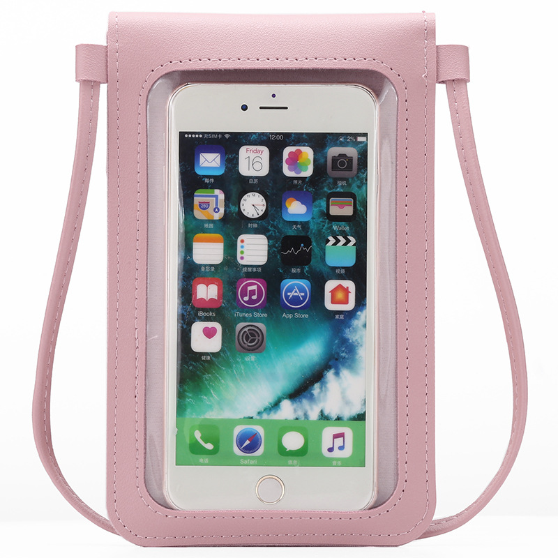 Bags for Women New Style Women's Bags Fashion Simple Underarm Bag One-Shoulder Crossbody Solid Color Touch Screen Mobile Phone Bag