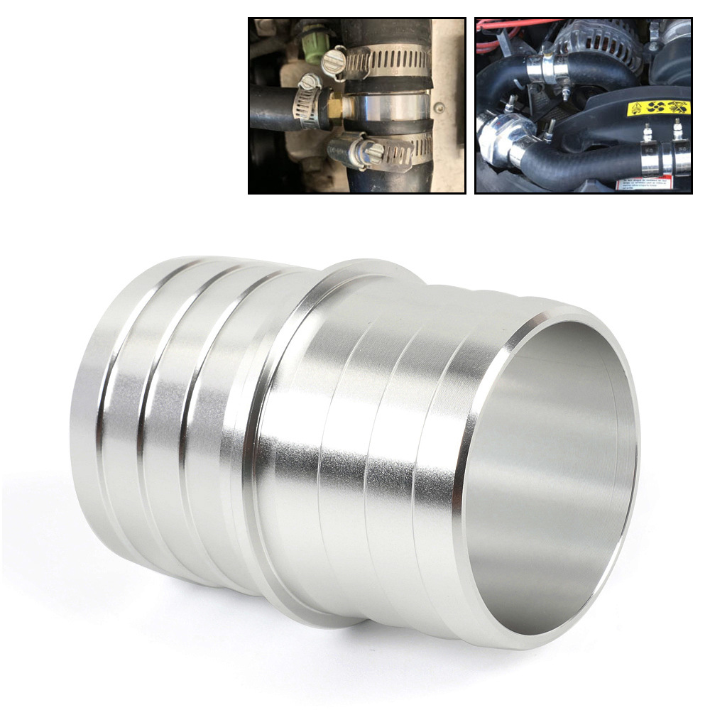 Automotive coolant hose interface radiator 1-1/2 to 1-1/2 steam port connection exchange adapter