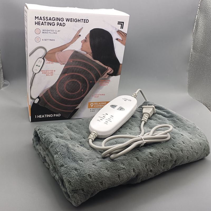 Cross-border new heating pad gravity massage heating blanket electric blanket foot warmer back physiotherapy blanket