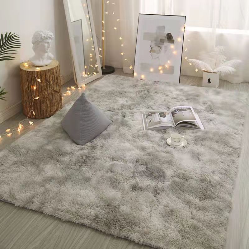 Cross-border Nordic Tie-dye Carpet Wholesale Plush Living Room Bedroom Internet Celebrity Bedside Carpet Mat Home