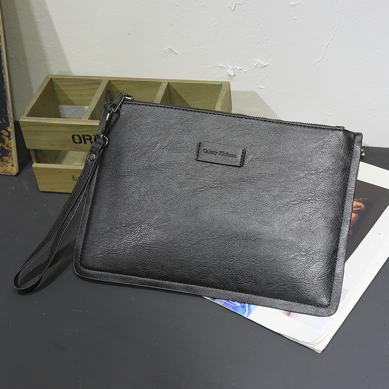 Men's clutch bag large capacity clutch bag card bag envelope bag with card holder handbag 2024 new casual bag fashion