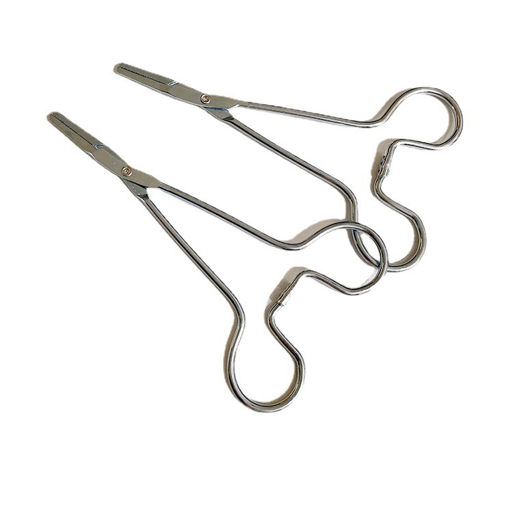 Pet plucking clip pointed mouth metal plucking pliers cat ear care clip dog plucking pliers wholesale