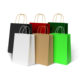 Kraft paper portable take-out bags wholesale paper handbags catering bags gift paper bags printed logo